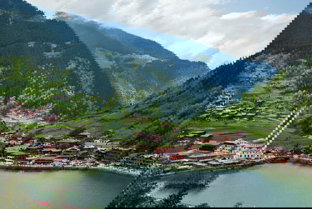 Uzungol - lake in the north-eastern part of Turkey